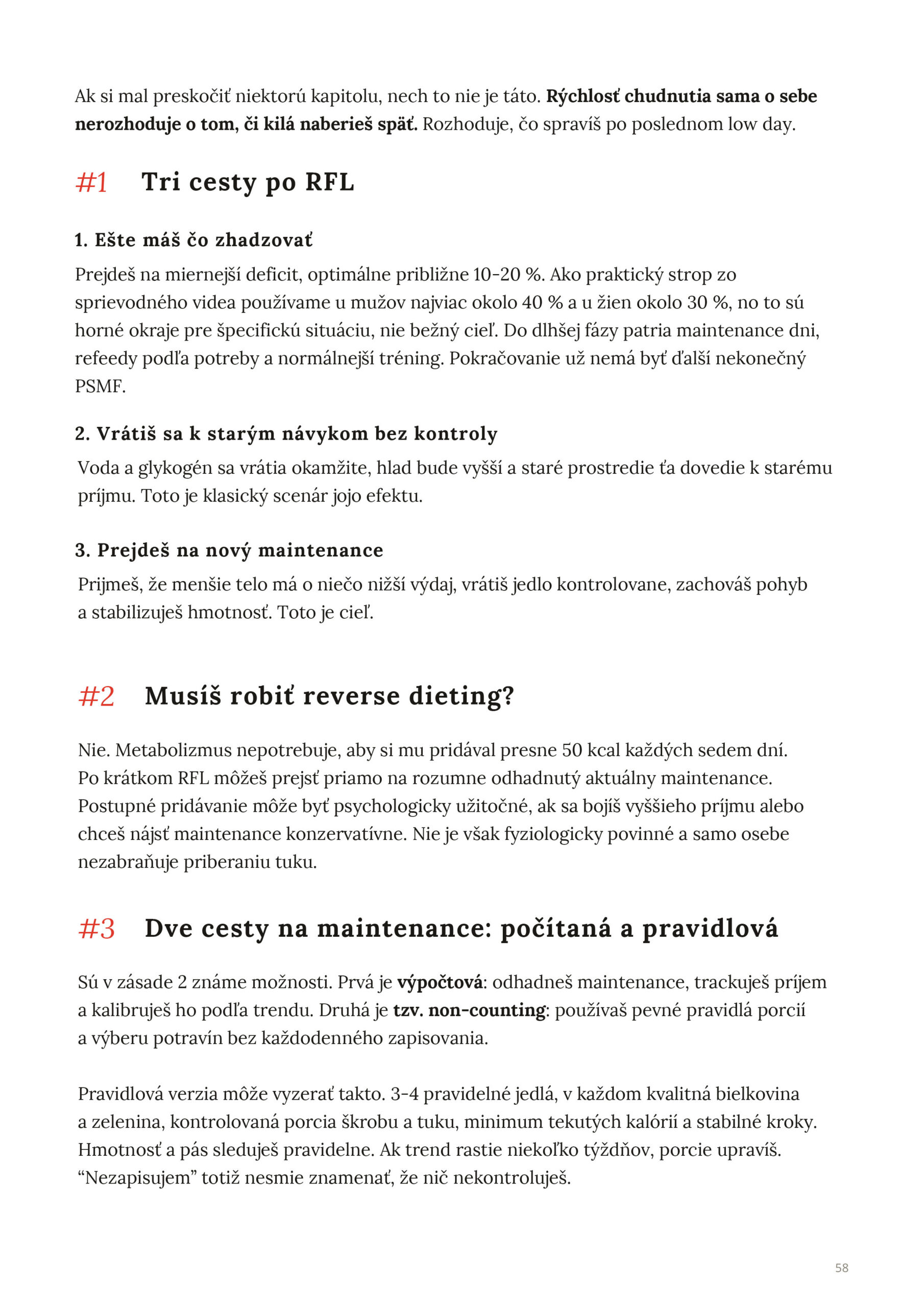 Ukážka z e-booku: návrat na maintenance
